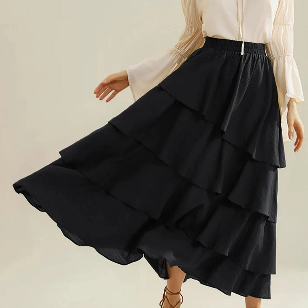 Long Vintage Steampunk Skirt stylish
