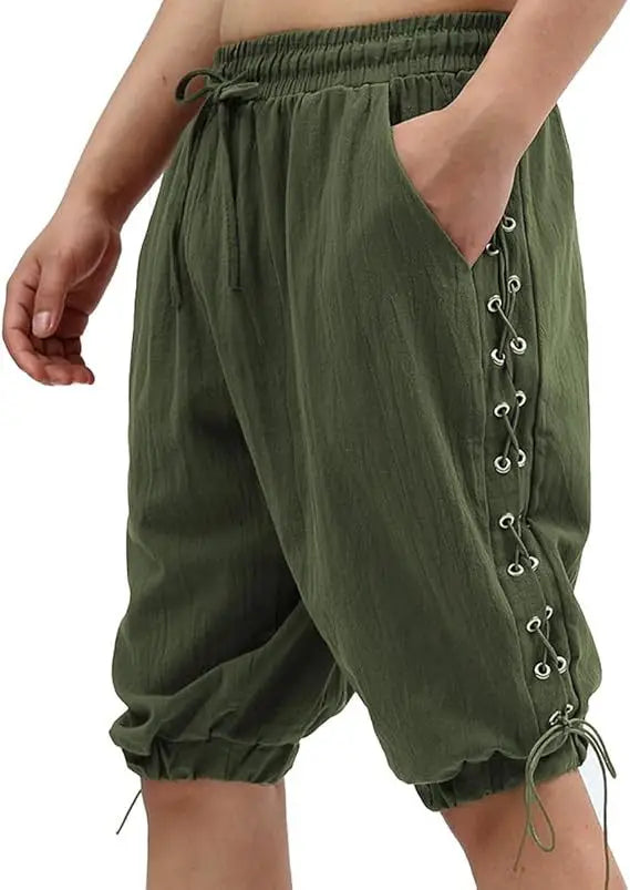 Loose-Fitting Steampunk Pirate Pants rugged
