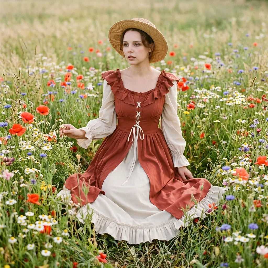 Medieval-Renaissance Steampunk Dress
