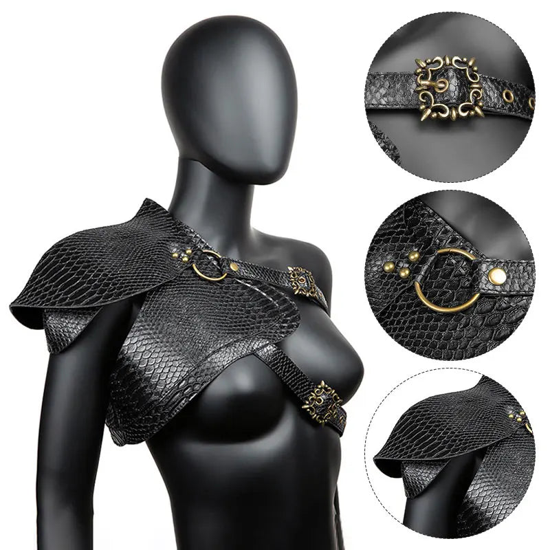 Medieval Armor Vest Steampunk Leather stylish