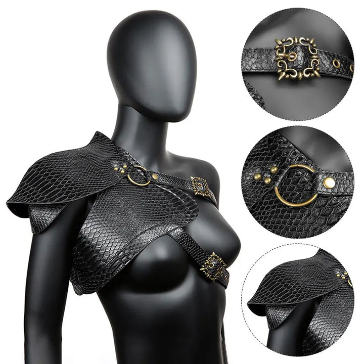 Medieval Armor Vest Steampunk Leather stylish
