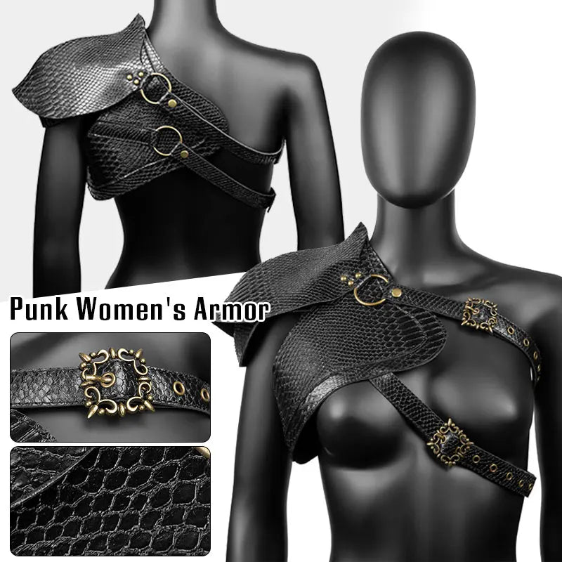 Medieval Armor Vest Steampunk Leather vintage