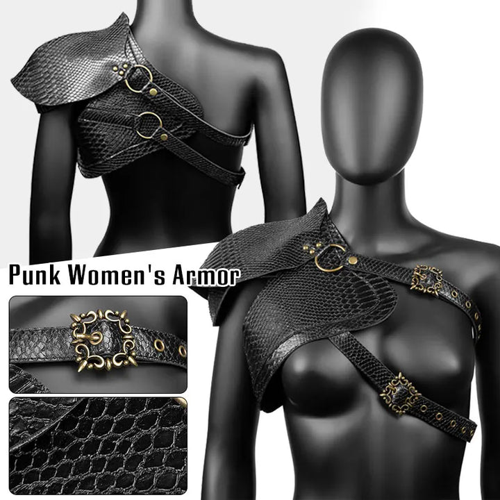 Medieval Armor Vest Steampunk Leather vintage