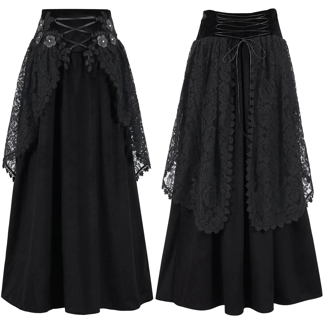 Medieval Chic Steampunk Skirt elegant