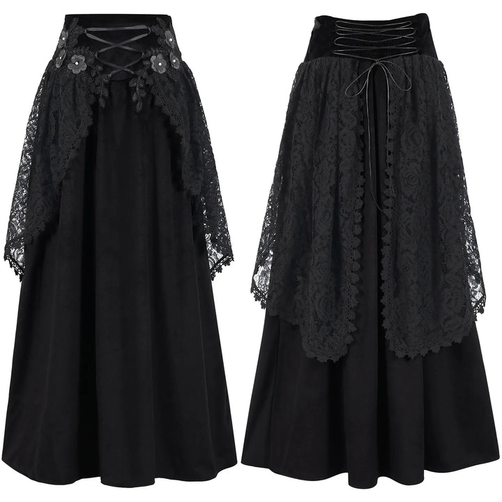 Medieval Chic Steampunk Skirt elegant