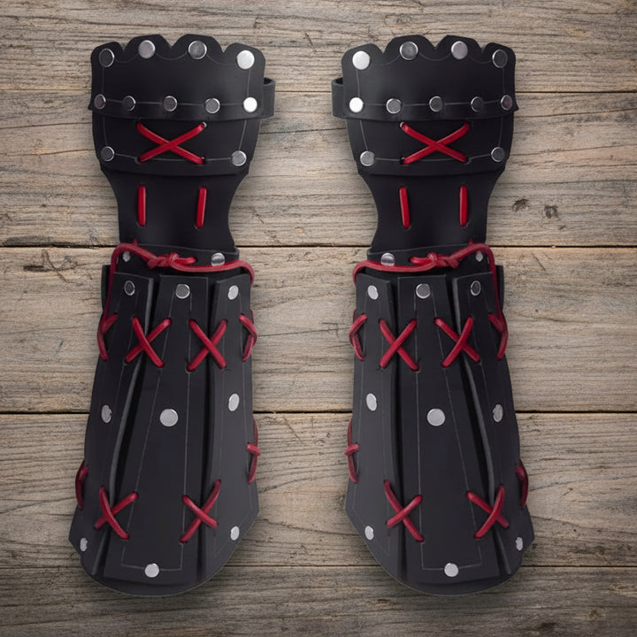 Medieval Long Gloves Made Of PU Leather