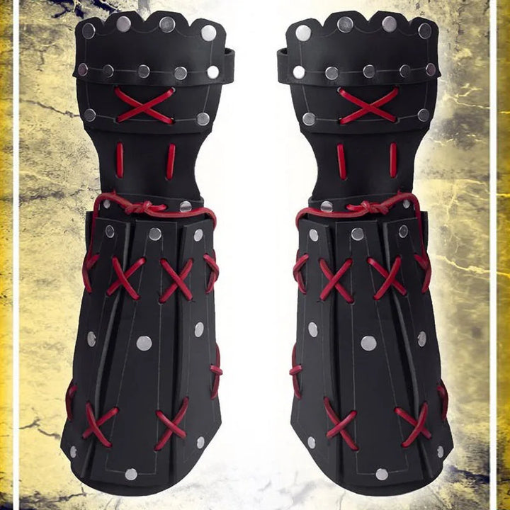 Medieval Long Gloves Made Of PU Leather durable