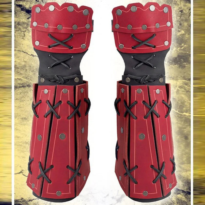 Medieval Long Gloves Made Of PU Leather fashion