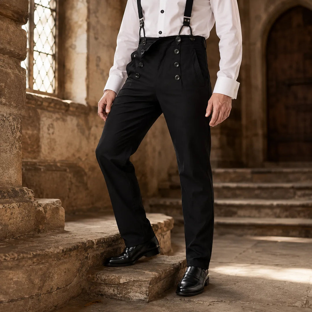 Medieval Retro Steampunk Men Pants 