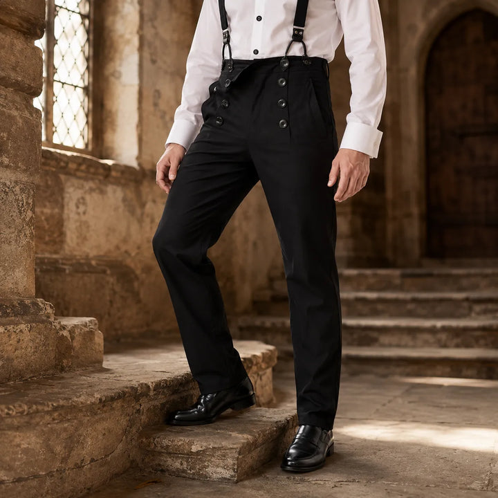 Medieval Retro Steampunk Men Pants 