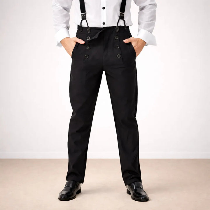 Medieval Retro Steampunk Men Pants Long