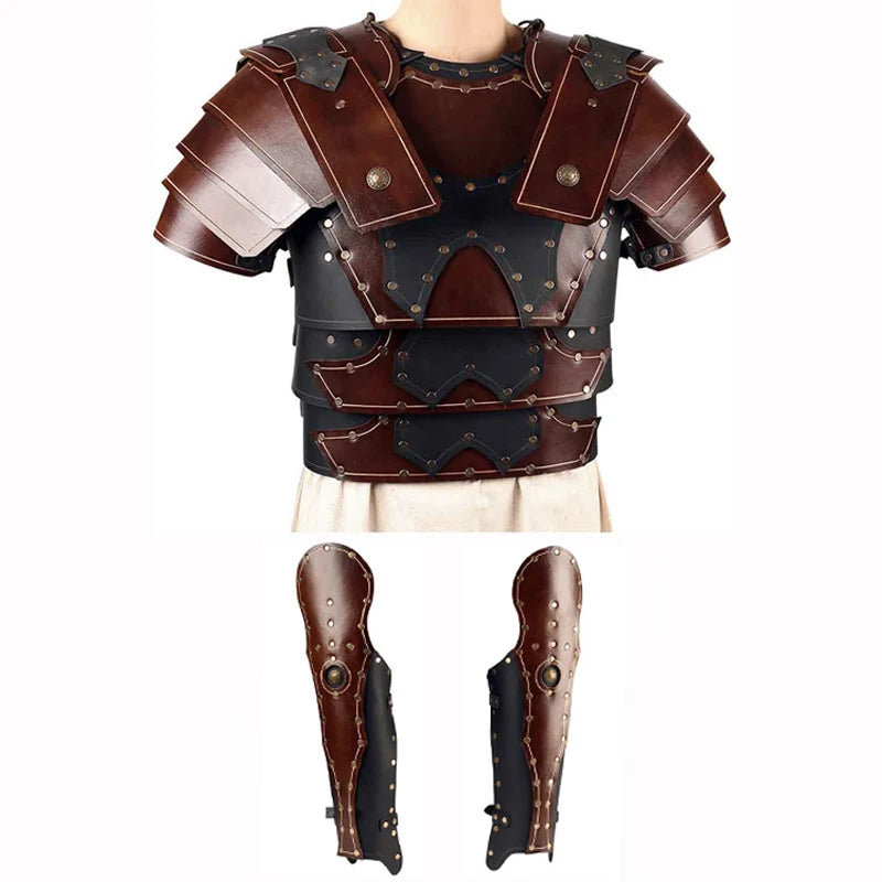 Medieval Steampunk Armor Leg Guards elegant