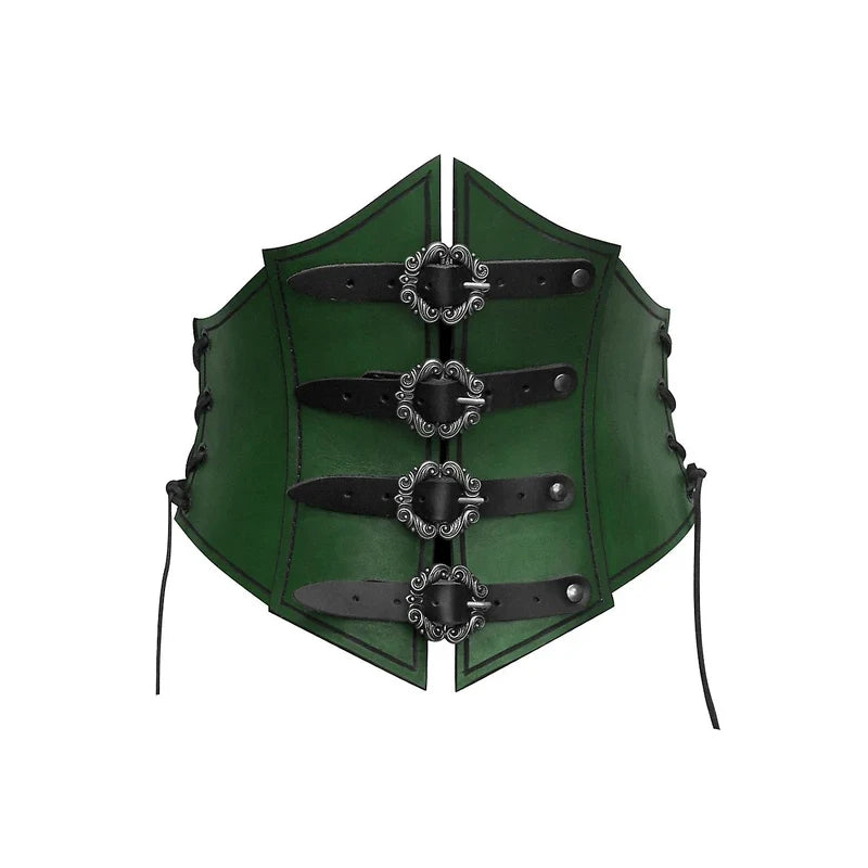Medieval Steampunk Belt Armor With Laces fashion