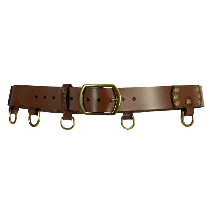 Medieval Steampunk Belt With Buckles Brown