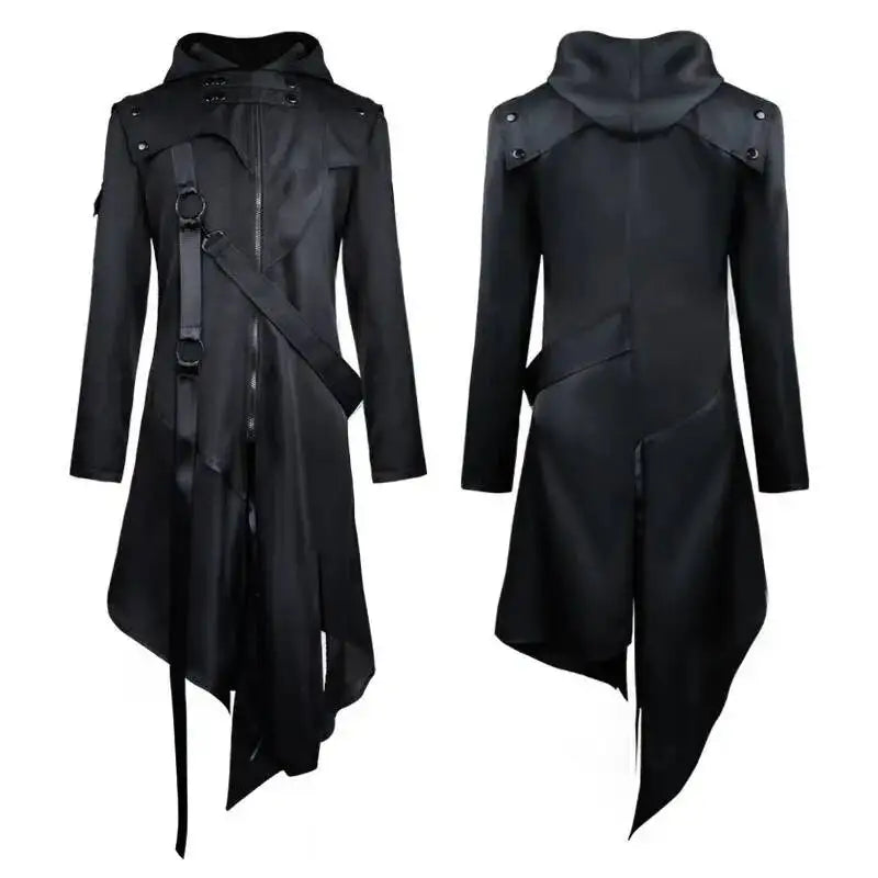 Medieval Steampunk Cosplay Coat dramatic
