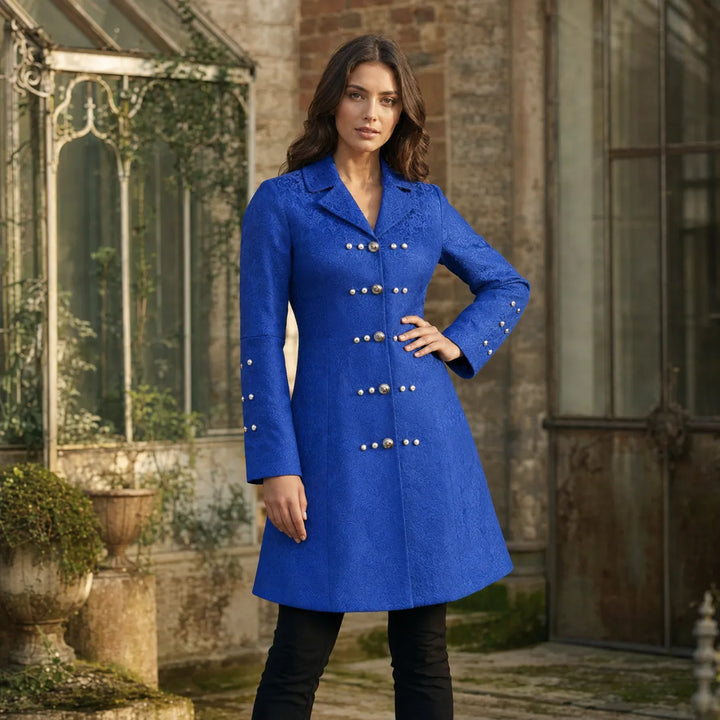 Medieval Steampunk Jacquard Coat
