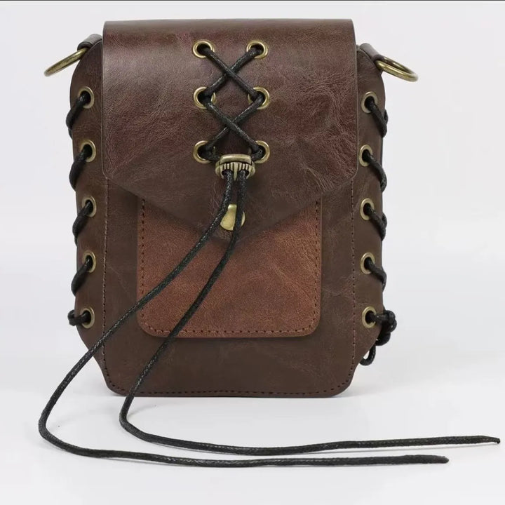 Medieval Steampunk Lace-Up Bag fashion