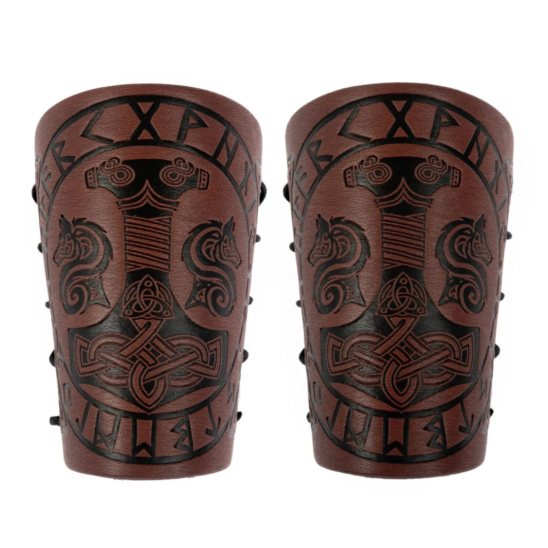 Medieval Steampunk Leather Arm Armor chic