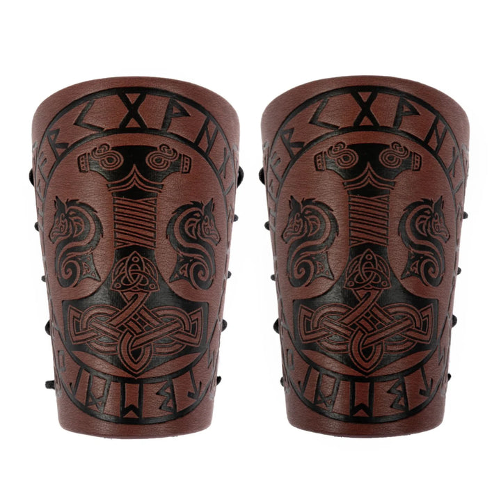 Medieval Steampunk Leather Arm Armor chic