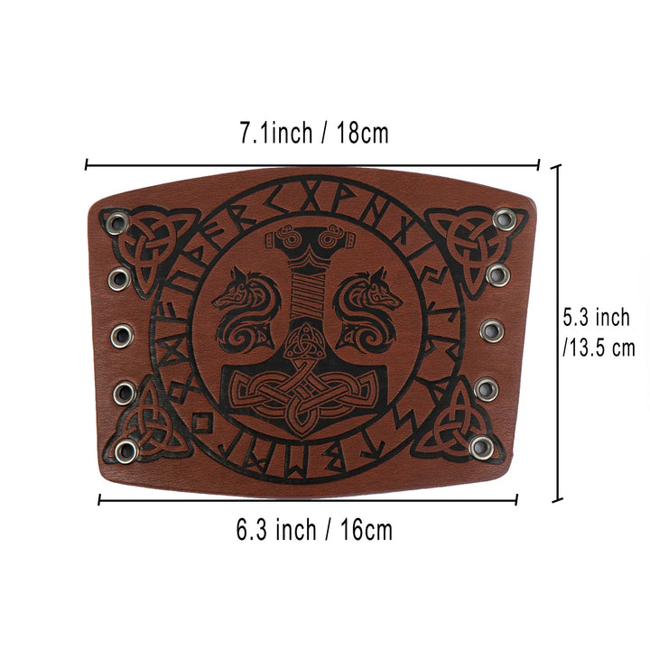 Medieval Steampunk Leather Arm Armor tendance