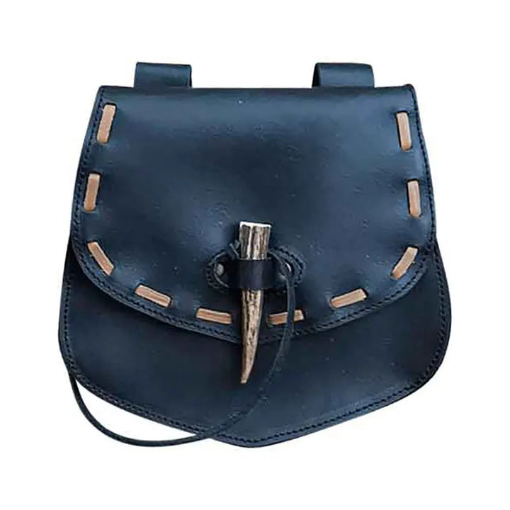 Medieval Steampunk Leather Shoulder Bag chic
