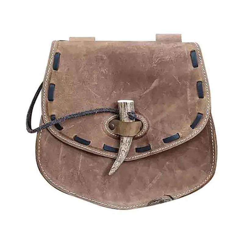 Medieval Steampunk Leather Shoulder Bag tendance