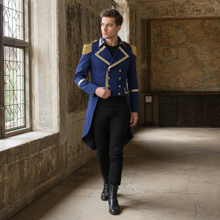 Medieval Steampunk Military Cosplay Coat