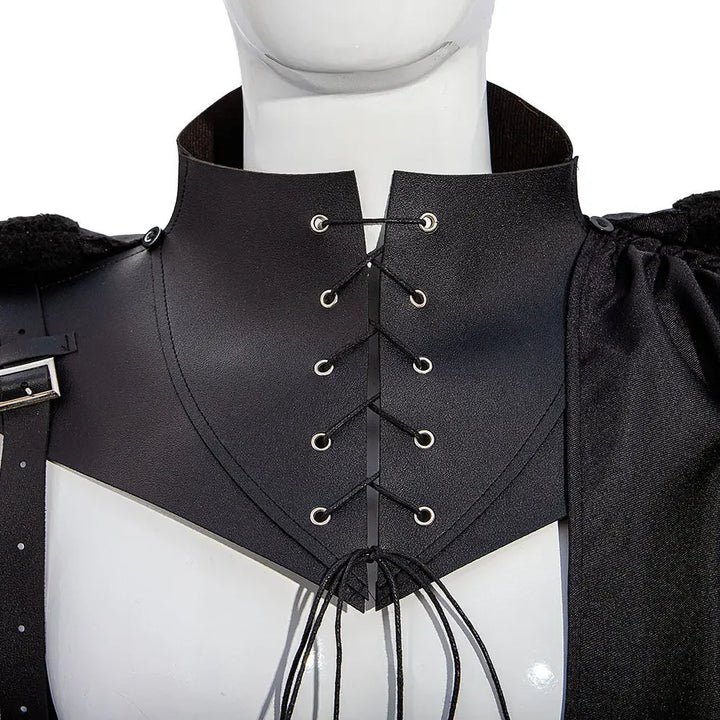 Medieval Steampunk One-Shoulder Cape perfect