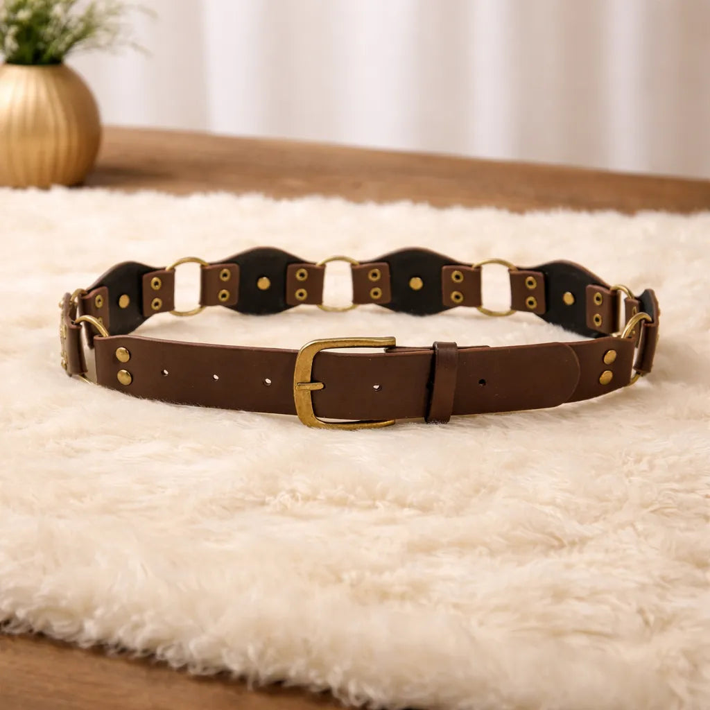 Medieval Steampunk Riveted Belt