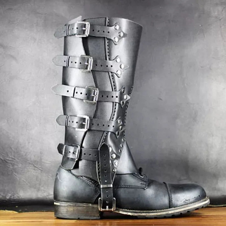 Medieval Steampunk Shin Guard fashion