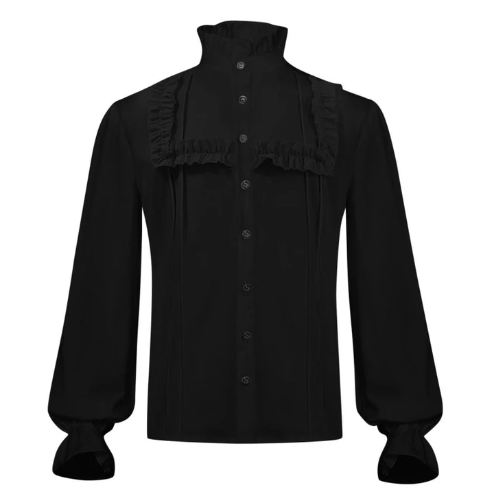Medieval Steampunk Shirt Pleated Victorian fashion