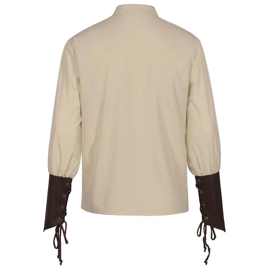 Medieval Steampunk Shirt With Stylish Sleeves bold