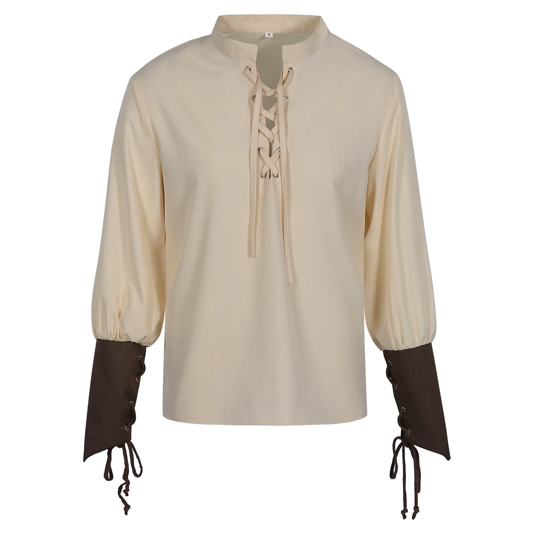 Medieval Steampunk Shirt With Stylish Sleeves vintage