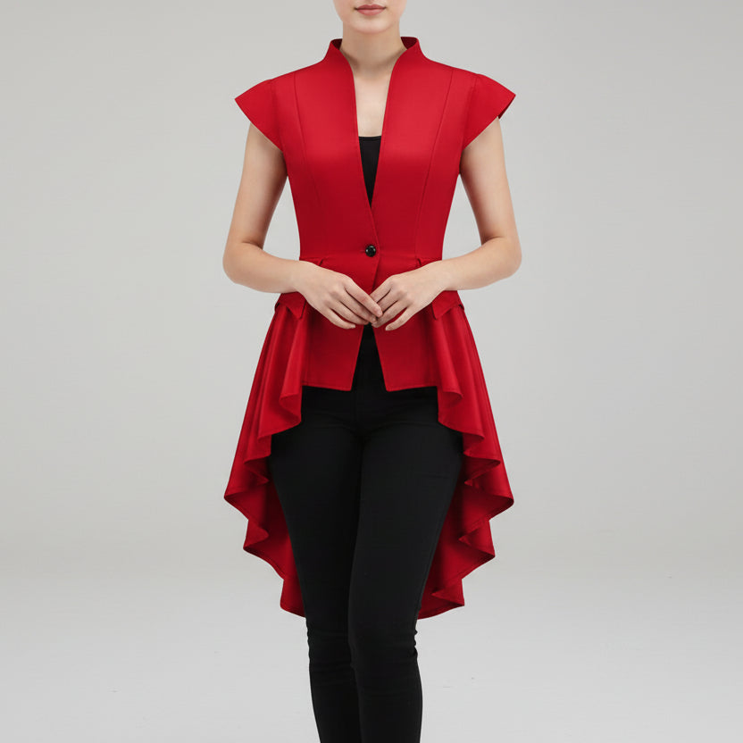 Medieval Steampunk Short-Sleeved Coat