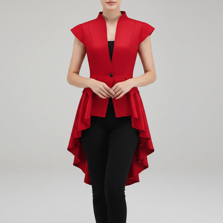 Medieval Steampunk Short-Sleeved Coat