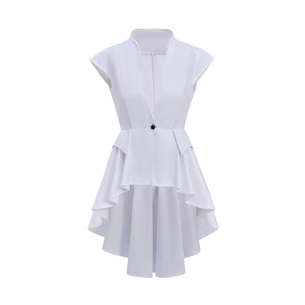 Medieval Steampunk Short-Sleeved Coat elegant