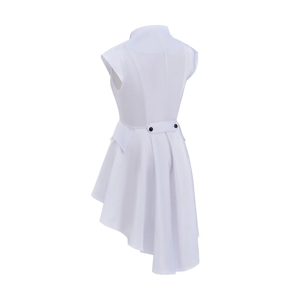 Medieval Steampunk Short-Sleeved Coat modern