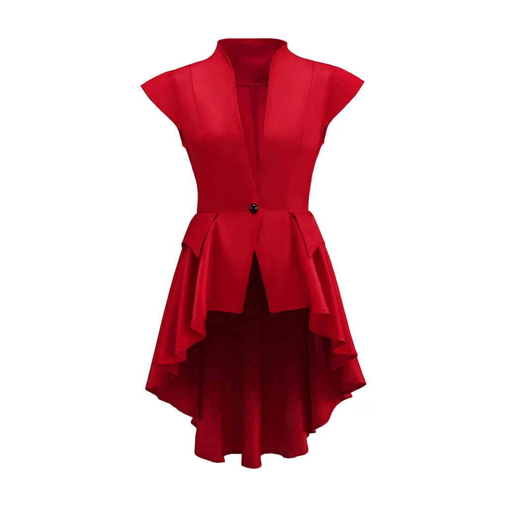 Medieval Steampunk Short-Sleeved Coat vintage