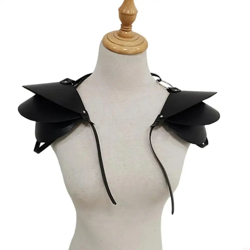Medieval Steampunk Shoulder Armor Design black