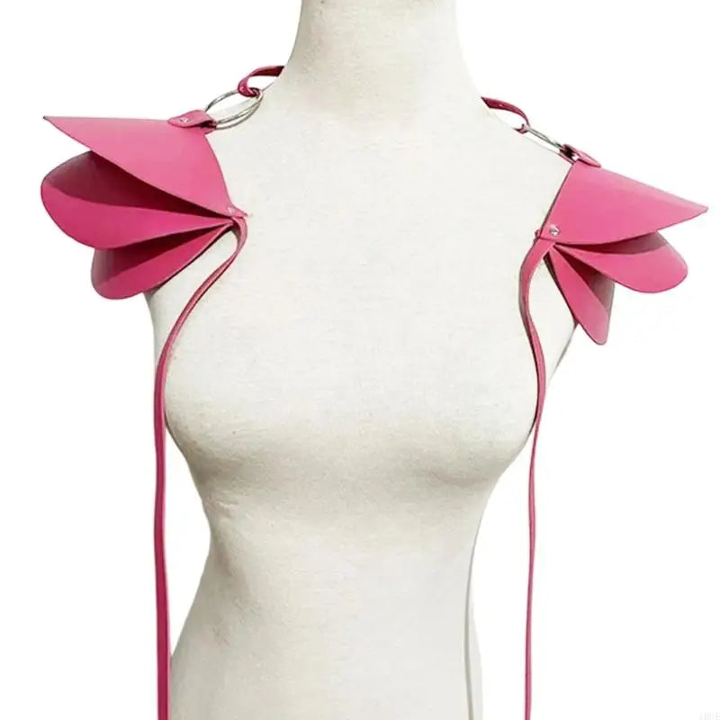 Medieval Steampunk Shoulder Armor Design pink