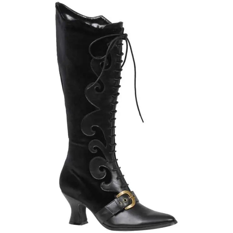Medieval retro steampunk lace-up boots – vintage style