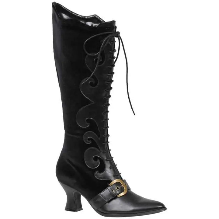 Medieval retro steampunk lace-up boots – vintage style