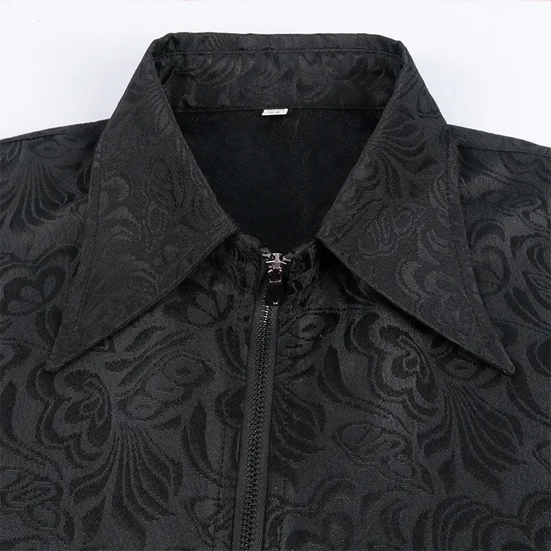 Men's Medieval Jacket Steampunk Zipper rugged