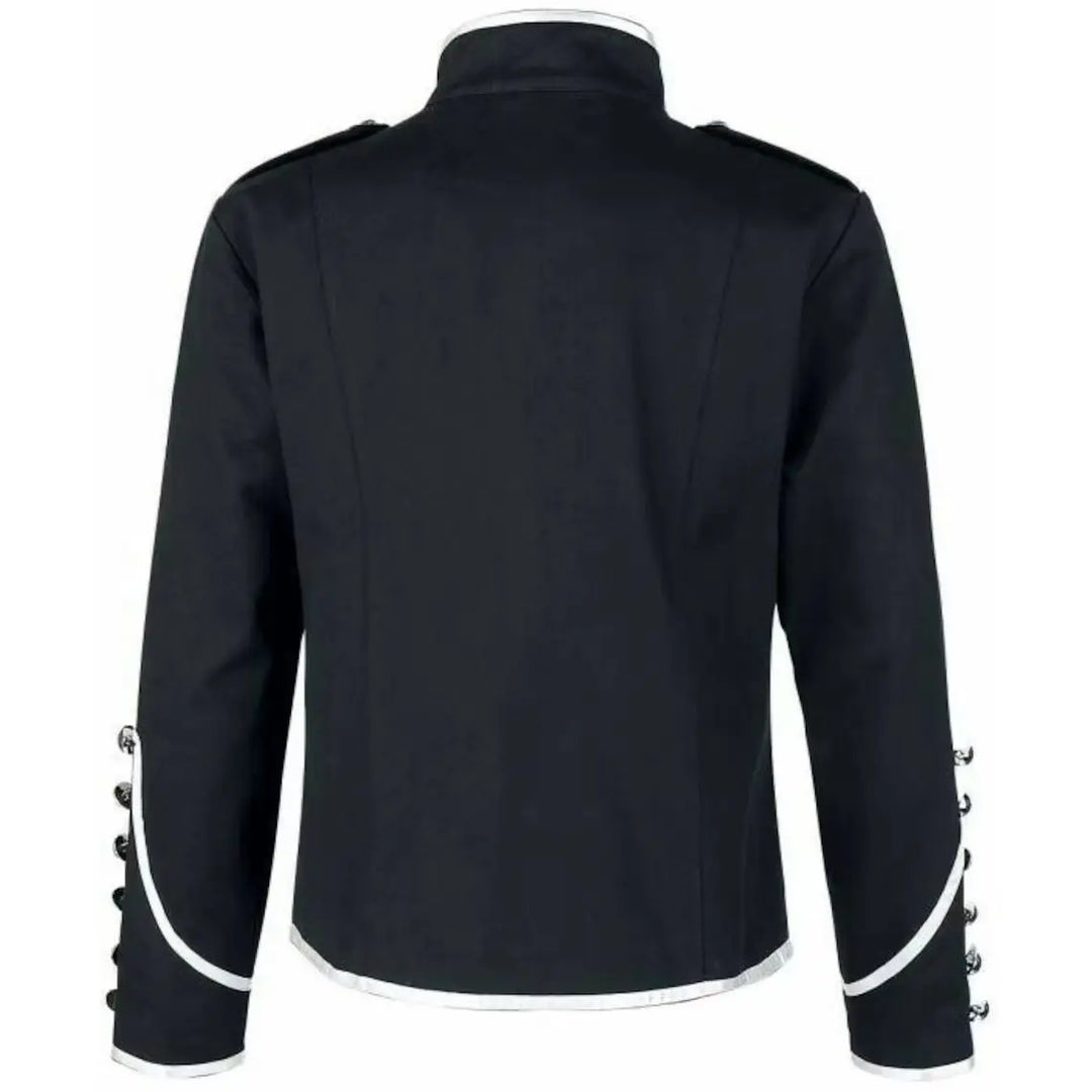 Men's Medieval Steampunk Jacket Stand Collar – Victorian inspired