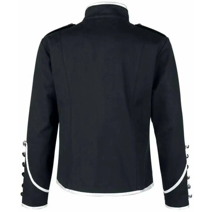 Men's Medieval Steampunk Jacket Stand Collar – Victorian inspired