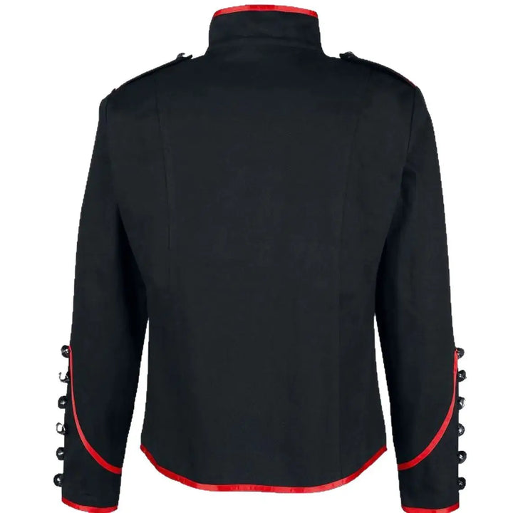 Men's Medieval Steampunk Jacket Stand Collar – high stand collar