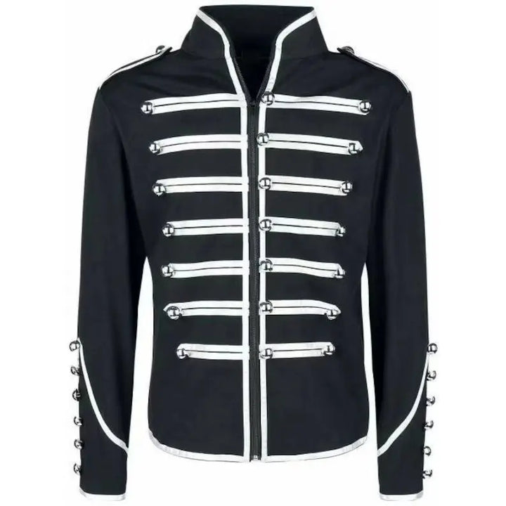 Men's Medieval Steampunk Jacket Stand Collar – vintage style