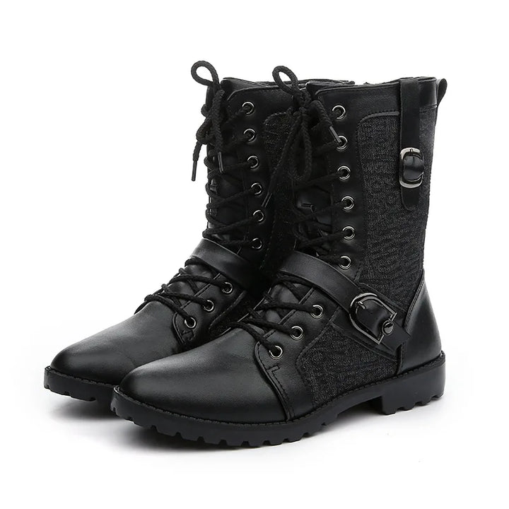 Men's Steampunk Boots With Straps stylish