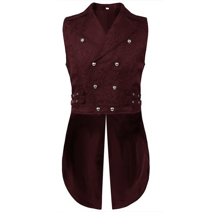 Men’s Steampunk Costume Set Red