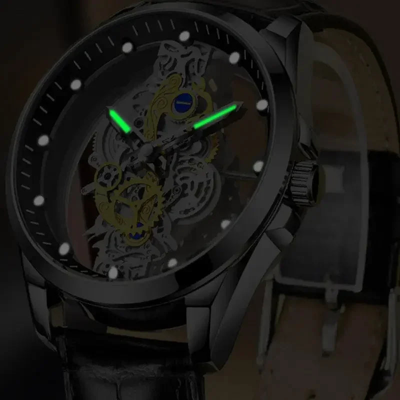 Men's Steampunk Gear Watch – vintage look